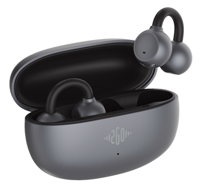 Bluetooth Headset "Clip" - ENC - ANC - App-Steuerung - Touch-Steuerung - schwarz