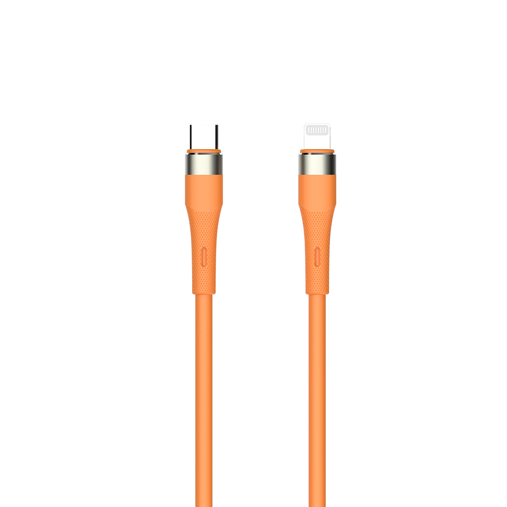 USB Datenkabel - USB Type-C auf 8-Pin (Lightning) - Soft Touch Silikon - 120 cm - verschiedene Farben