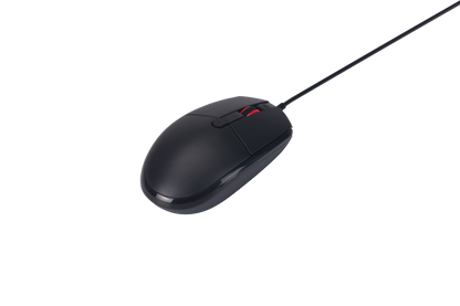 USB Maus - kabelgebunden - 4D - optisch - 1200 / 1600 / 2000 DPI - 150 cm Kabellänge - schwarz