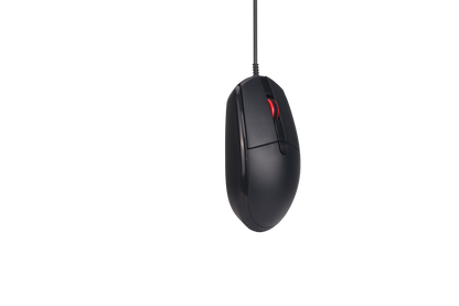USB Maus - kabelgebunden - 4D - optisch - 1200 / 1600 / 2000 DPI - 150 cm Kabellänge - schwarz