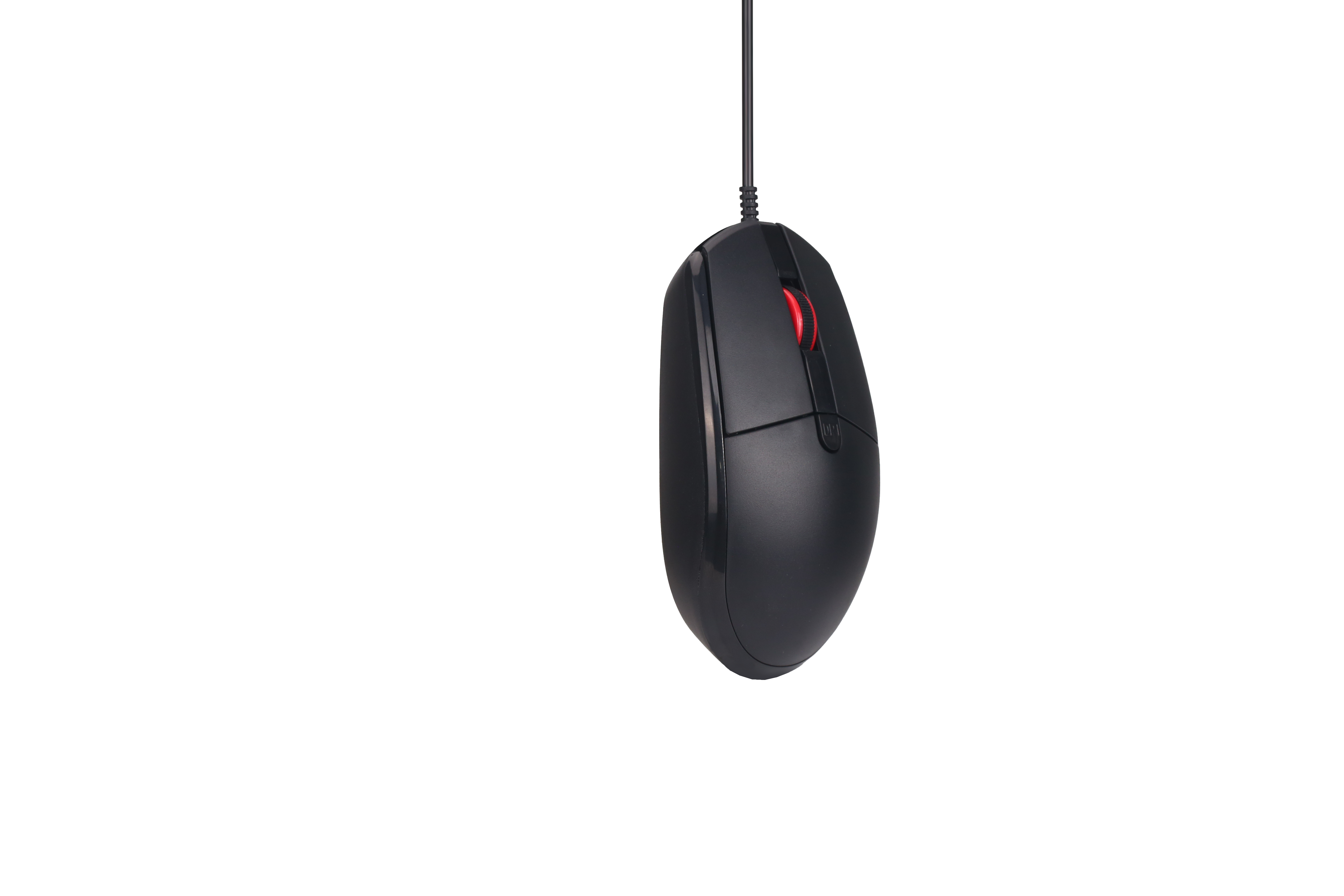 USB Maus - kabelgebunden - 4D - optisch - 1200 / 1600 / 2000 DPI - 150 cm Kabellänge - schwarz