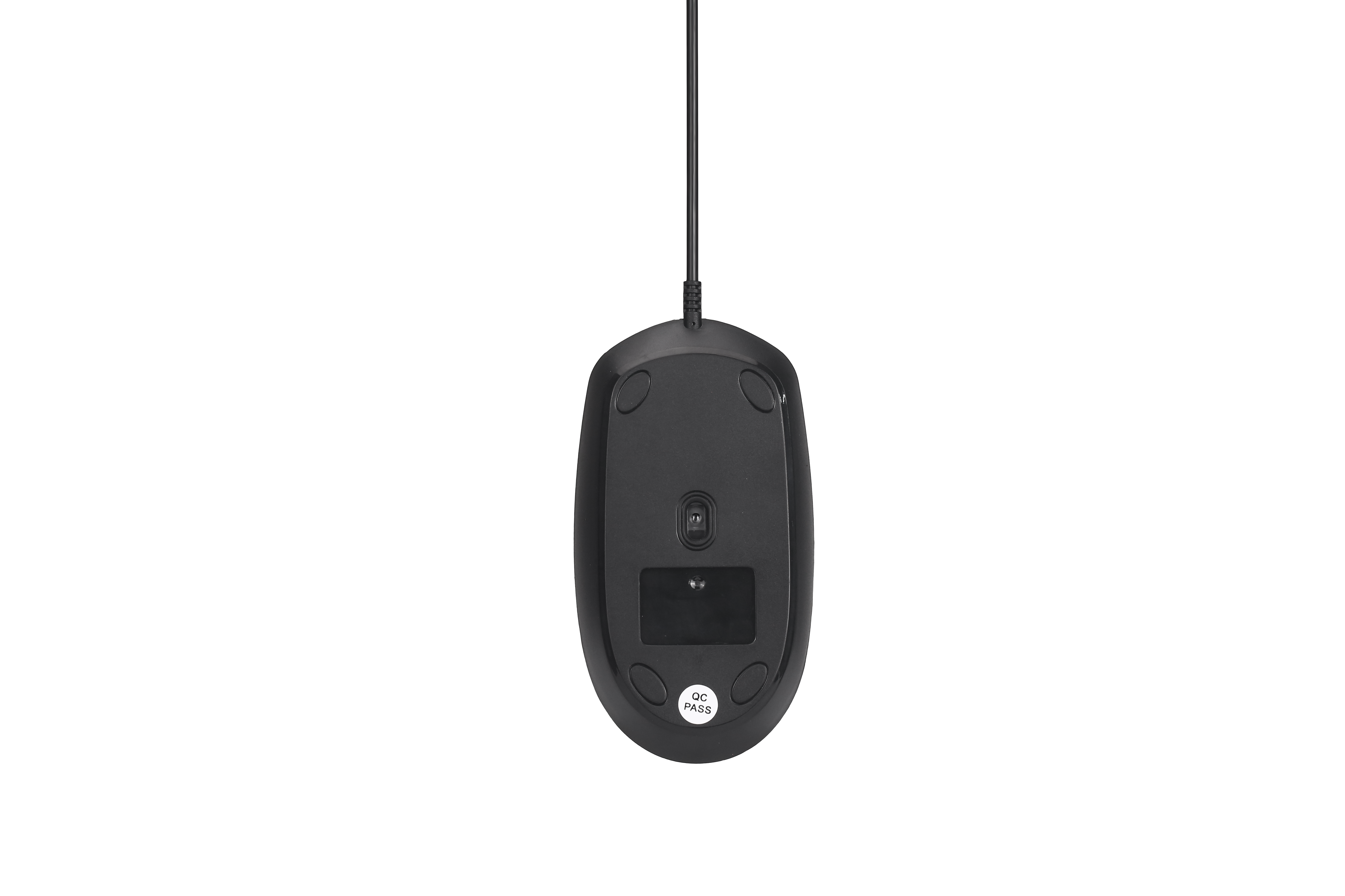 USB Maus - kabelgebunden - 4D - optisch - 1200 / 1600 / 2000 DPI - 150 cm Kabellänge - schwarz