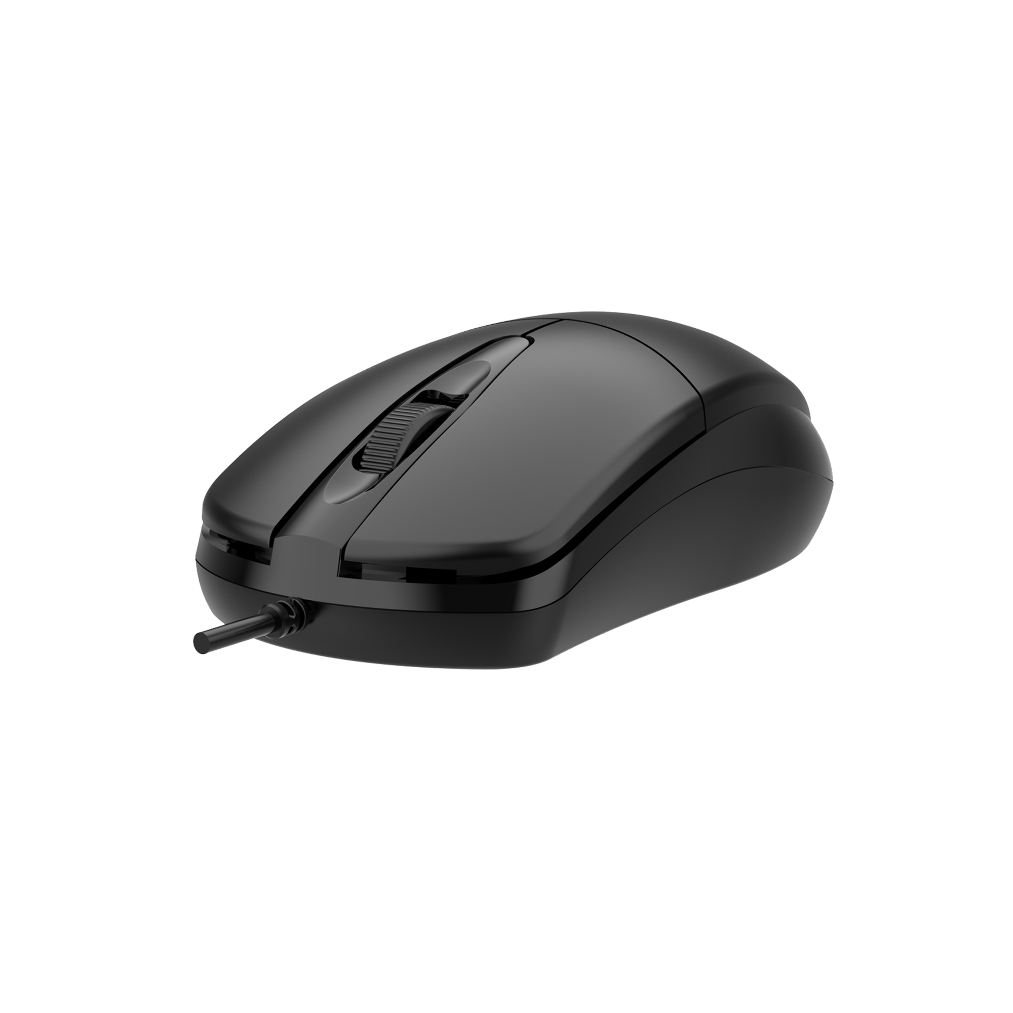 USB Maus -  kabelgebunden - 3D - optisch - 1200 DPI - 135 cm Kabellänge - schwarz