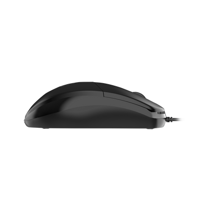 USB Maus -  kabelgebunden - 3D - optisch - 1200 DPI - 135 cm Kabellänge - schwarz