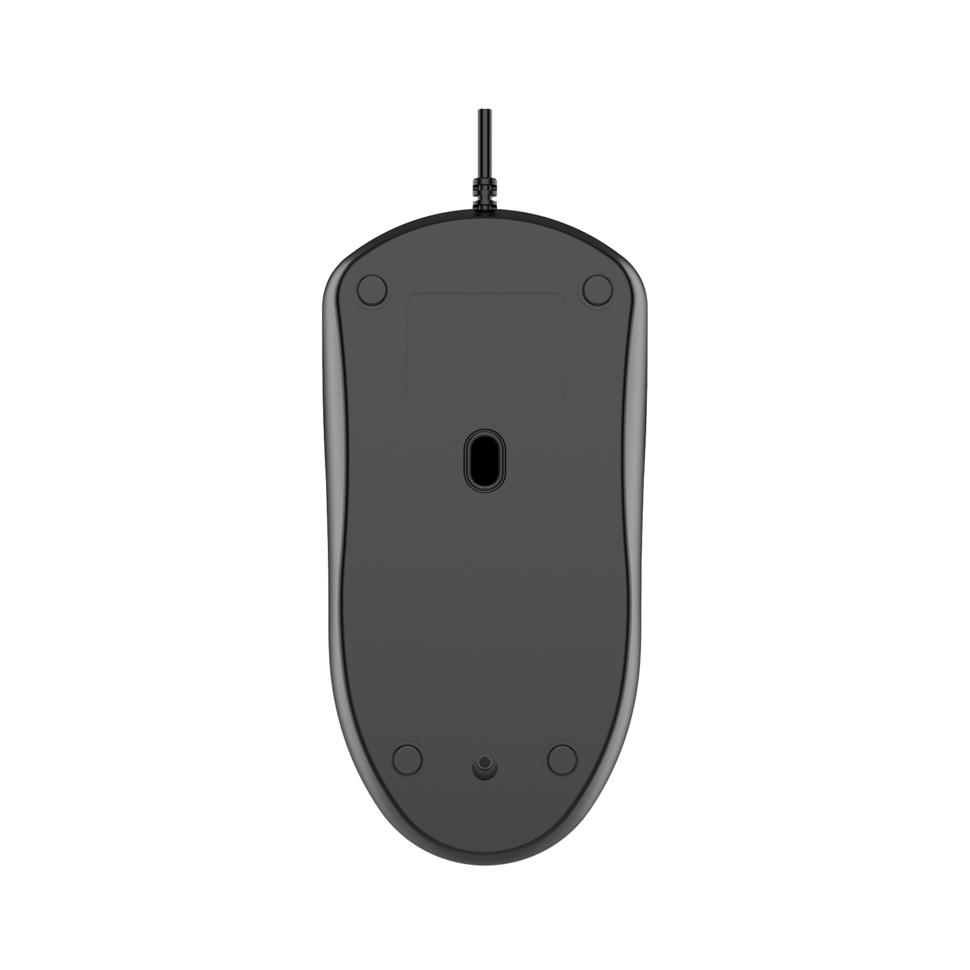 USB Maus -  kabelgebunden - 3D - optisch - 1200 DPI - 135 cm Kabellänge - schwarz