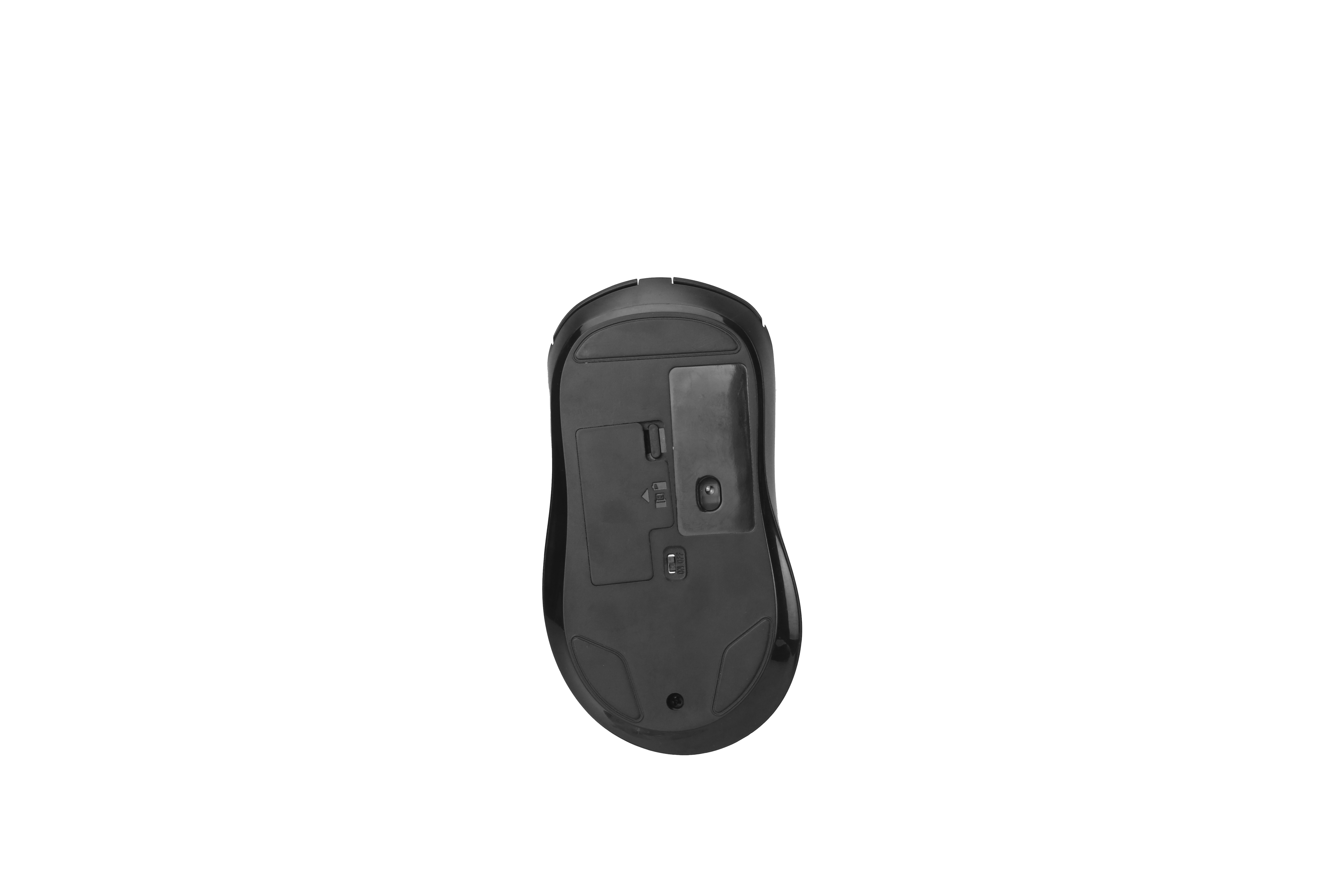 Funkmaus - 2,4 GHz & Bluetooth - 6D - 800 / 1200 / 1600 DPI - inklusive 1x AA-Batterie - schwarz