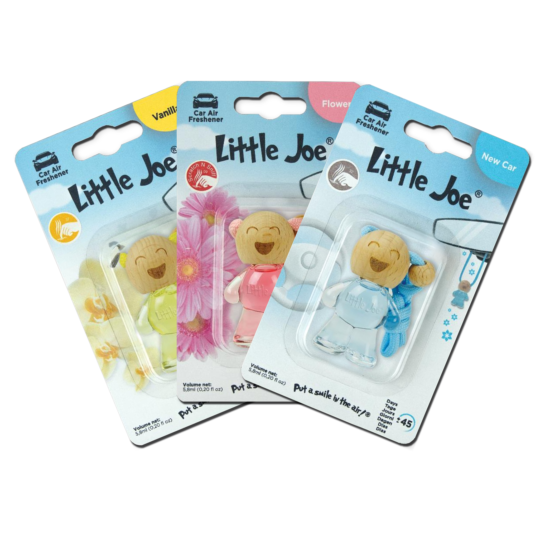 Lufterfrischer Little Joe Glass Bottle - verschiedene Düfte