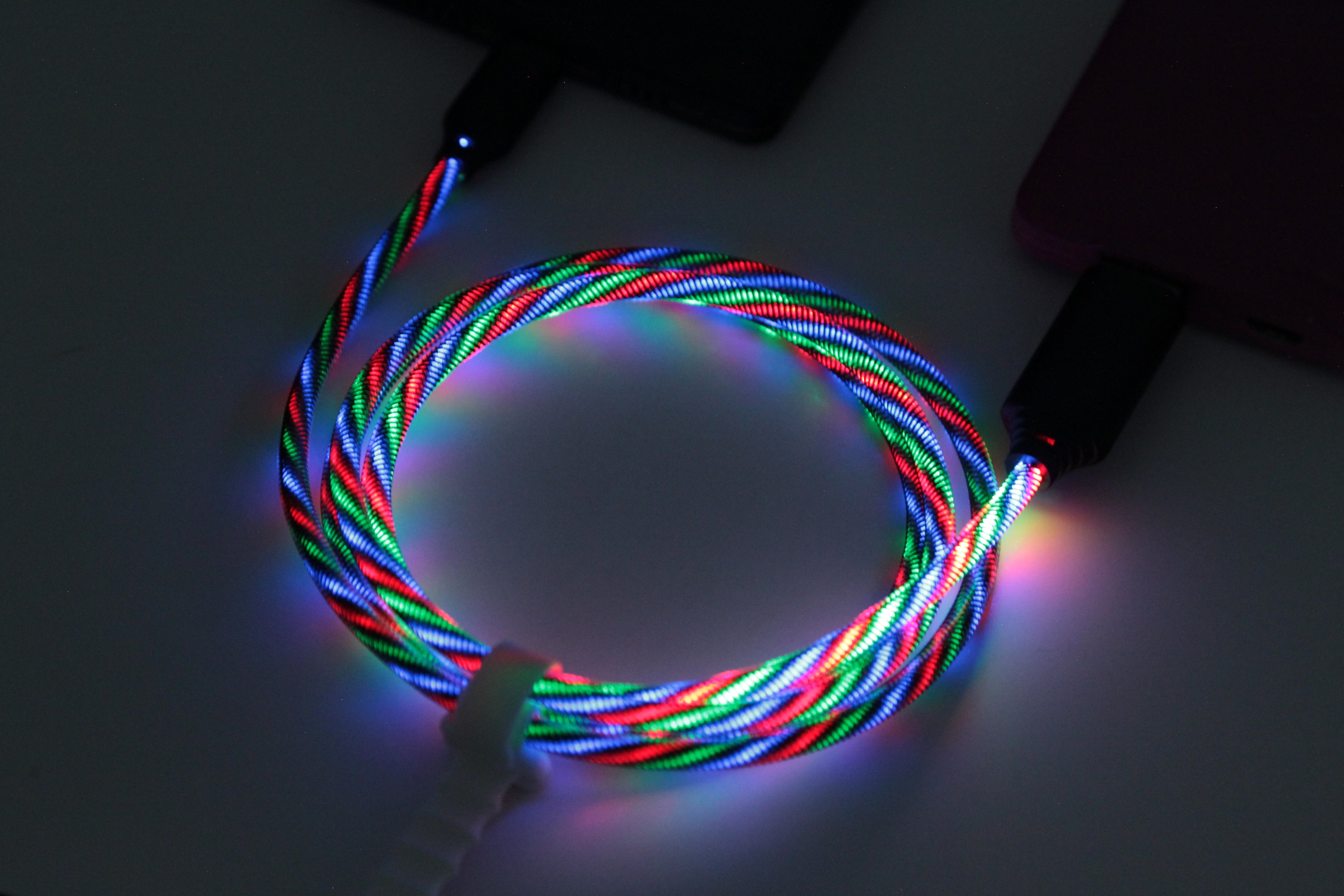 USB Kabel Tricolor Anwendung